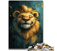 Puzzle 1000 pièces pour Adultes, Mignon Petit Lion Jaune, Jouets éducatifs, Jeux de Famille, Cadeaux pour Amis et Famille, 50x75cm