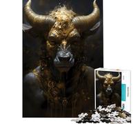 Puzzle 1000 pièces pour Adultes Minotaure Jeu de Relaxation Incroyable Jouet éducatif et ludique pour Les Femmes (Dimensions 38x26cm)