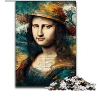 Puzzle 1000 pièces pour Adultes Mona Lisa, Jeu d'activités familiales pour Adolescents, Casse-tête Stimulant (Taille 50x75cm)