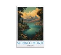 Puzzle 1000 pièces pour Adultes, Monaco Monte Canada pour Enfants et Adultes, Jeu Amusant d’Assemblage personnalisé 70x50cm