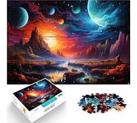 Puzzle 1000 pièces pour Adultes Monde Aquatique Espace Casse-tête pour 26x38 cm Anti-Stress Vacances à la Maison Tue Le Temps pour Les Adolescents de 14 Ans et Plus