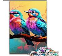 Puzzle 1000 pièces pour Adultes, Monde des Fleurs et des Oiseaux, Taille 50x75cm. Un Casse-tête Stimulant pour Les Adolescents, Une soirée de Jeux en Famille Amusante.