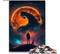 Puzzle 1000 pièces pour Adultes, Monde Fantastique, en Bois, idéal pour la décoration de la Maison et du Bureau, pour Un Anniversaire(1000 pièces, 50x75cm)