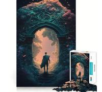 Puzzle 1000 pièces pour Adultes Mondes Mystiques et Fantastiques Jeu d'exercice Mental Soulagement des tensions Design à Assembler Joli Cadeau (38x26cm)