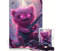 Puzzle 1000 pièces pour Adultes Monstre de la Guitare (38x26cm) : Un Cadeau de Noël de qualité, idéal pour stimuler la mémoire et Passer Un Moment agréable