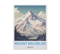 Puzzle 1000 Pièces pour Adultes，Mont Bachelor Oregon，Puzzle De Défi Cérébral pour Enfants, Jeux Éducatifs pour Enfants, Cadeau De Divertissement（75x50cm）-E99