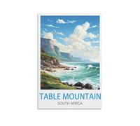 Puzzle 1000 pièces pour Adultes, Montagne de la Table (Afrique du Sud). Puzzle en Papier adapté aux Adultes, aux Enfants et aux familles. Jeu Anti-Stress. 70 x 50 cm.