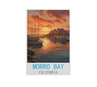Puzzle 1000 Pièces pour Adultes,Morro Bay, Californie,Ensembles De Puzzle De Défi Cérébral pour Enfants, Jeux Éducatifs pour Enfants, Cadeau De Divertissement(38x26cm)-AN14