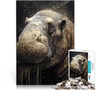 Puzzle 1000 pièces pour Adultes Morse à la Recherche de Jouet éducatif d'apprentissage avec Affiche et Feuille de Questions correspondantes 75x50cm