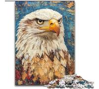 Puzzle 1000 pièces pour Adultes, Motif Aigle, idéal pour la décoration intérieure, idéal pour Noël et Le Nouvel an, pour Les Adolescents (Taille 26x38cm)