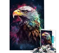 Puzzle 1000 pièces pour Adultes Motif Aigle Jouet éducatif et ludique idéal pour Apprendre et progresser Rapidement (38x52cm)