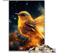 Puzzle 1000 pièces pour Adultes, Motif Animal Moineau doré, en Carton, Casse-tête Stimulant pour Adolescents, Divertissement en Famille, décoration d'intérieur à Faire soi-même, 1000 pièces(26x38cm)