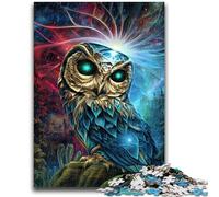 Puzzle 1000 pièces pour Adultes, Motif Animalier, Hibou, Jeux éducatifs, décoration d'intérieur, Cadeau d'anniversaire, Cadeaux pour Les 14 Ans et Plus, 50x75cm