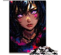 Puzzle 1000 pièces pour Adultes, Motif Anime Demon Girl, pour la décoration intérieure, idéal comme Cadeau de Noël et de Nouvel an pour Les Adolescents (Taille 26x38cm)