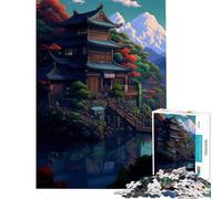 Puzzle 1000 pièces pour Adultes Motif Beau Matin Difficile et Stimulant Jeu Pratique d'assemblage Convient aux Personnes de 14 Ans et Plus 38x52cm