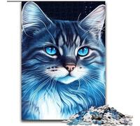 Puzzle 1000 pièces pour Adultes, Motif Chat Pop Art, Casse-tête pour décoration Murale, Cadeau d'anniversaire et de Noël Unique pour Les 14 Ans (Taille 26x38cm)
