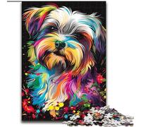 Puzzle 1000 pièces pour Adultes, Motif Chien Bichon Havanais, Puzzle Impossible pour Adultes, Taille 26x38cm, pour décoration intérieure, entraînement cérébral et Cadeaux de Noël