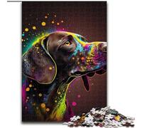 Puzzle 1000 pièces pour Adultes, Motif Chien Esprit, idéal pour Noël, Halloween, fête des mères, Nouvel an, Pâques (Taille : 50 x 75 cm).