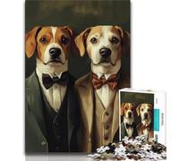 Puzzle 1000 pièces pour Adultes, Motif Chien, idéal pour Une activité familiale stimulante, à Faire soi-même, pour décorer Un Mur de la Maison, 50x75cm