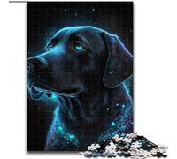 Puzzle 1000 pièces pour Adultes, Motif Chien Labrador Retriever, en Carton, idéal pour décorer Un Bureau, Une Chambre ou Un Salon, 1000 pièces(26x38cm)