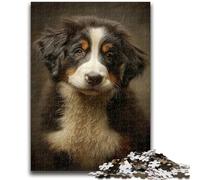 Puzzle 1000 pièces pour Adultes, Motif Chien rétro, idéal comme Cadeau pour Toute la Famille, à partir de 14 Ans, 26x38cm