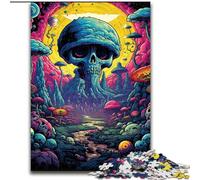 Puzzle 1000 pièces pour Adultes, Motif crâne Cosmique, Jeu créatif pour la Famille et décoration d'intérieur, Cadeau de Noël idéal pour Les Adolescents (Taille : 50x75cm)