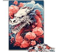 Puzzle 1000 pièces pour Adultes, Motif Dragon coloré, en Carton, pour Adolescents et Famille - Jeu de réflexion à Faire soi-même, 1000 pièces(26x38cm)