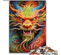 Puzzle 1000 pièces pour Adultes, Motif Dragon Volant Fantastique, Cadeau à Faire soi-même, Amusant, adapté à la décoration de la Maison, du Salon ou du Bureau (Taille : 26x38cm)