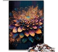 Puzzle 1000 pièces pour Adultes, Motif Fleurs artistiques, pour Adolescents, soirée Jeux en Famille, idée Cadeau stimulante (Taille : 50x75cm)