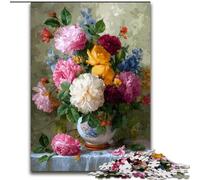 Puzzle 1000 pièces pour Adultes, Motif Floral, Un Art créatif Stimulant pour Les passionnés, Un pour se détendre, 50x75cm