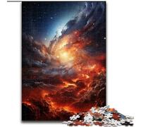 Puzzle 1000 pièces pour Adultes, Motif Galaxie Spirale, idéal pour Une Interaction familiale et Un Cadeau Amusant, Design Abstrait Dynamique, Taille 26x38cm