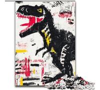 Puzzle 1000 pièces pour Adultes, Motif Graffiti Tyrannosaurus Rex, décoration d'intérieur et Jeu Familial interactif, (Taille 50x75cm)