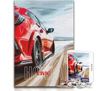 Puzzle 1000 pièces pour Adultes, Motif Honda Civic Idéal pour se détendre Assemblage précis et fiable Dimensions:50x75cm