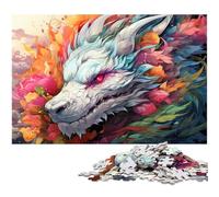 Puzzle 1000 pièces pour Adultes Motif léopard coloré et Fantastique pour Adolescents de 14 Ans et Plus 1000 pièces (38 x 26 cm)