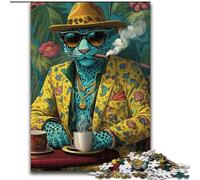 Puzzle 1000 pièces pour Adultes, Motif léopard Tendance, en Carton, coloré, Amusant, Stimulant et Stimulant (Taille 26x38cm)
