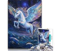 Puzzle 1000 pièces pour Adultes, Motif Licorne Fantastique, idéal comme Cadeau pour Toute la Famille (Taille 38x26cm)