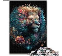 Puzzle 1000 pièces pour Adultes, Motif Lion Fantastique, décoration à Faire soi-même, défi cérébral, pour Adultes, Famille, Cadeau de Vacances (Taille : 50x75cm)