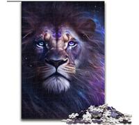 Puzzle 1000 pièces pour Adultes, Motif Lion Fantastique, Taille 50x75cm, idéal pour Une soirée de Jeux en Famille, décoration à Faire soi-même.