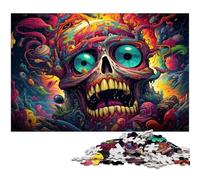 Puzzle 1000 pièces pour Adultes Motif Monstres fantastiques colorés Cadeau d'anniversaire décoration Murale 1000 pièces (38 x 26 cm)