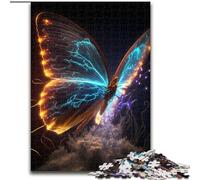 Puzzle 1000 pièces pour Adultes, Motif Papillon coloré en Bois, idée Cadeau d'anniversaire, Jeu de réflexion Stimulant(1000 pièces, 50x75cm)