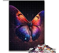 Puzzle 1000 pièces pour Adultes, Motif Papillon de l'espace, en Carton, pour créer des Liens familiaux, décoration d'intérieur, Jeu Familial, Taille 38x26cm