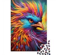 Puzzle 1000 pièces pour Adultes, Motif phénix psychédélique, Puzzle en Bois pour Adultes, activités Amusantes à la Maison, Cadeau d'anniversaire, Cadeau de Voyage, 1000 pièces (75 x 50 cm)