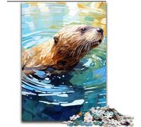 Puzzle 1000 pièces pour Adultes, Motif Phoque coloré, Puzzle Stimulant, Taille 26x38cm, pour Les Adolescents, Les Couples et Les Amis pour Les Anniversaires et Noël.