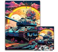 Puzzle 1000 pièces pour Adultes, Motif réservoir de Fleurs, idéal pour se détendre et se Mettre au défi, décoration d'intérieur colorée, pour Les Amis 50x75cm / 19,68x29,52 Pouces