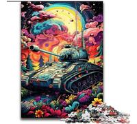Puzzle 1000 pièces pour Adultes, Motif réservoirs colorés, en Bois, Casse-tête Stimulant pour Adolescents et familles(50x75cm)