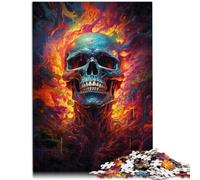 Puzzle 1000 pièces pour Adultes Motif Squelette étrange Assemblage 26x38cm Soulagement du Stress Défi Difficile pour Les Adolescents de 14 Ans et Plus