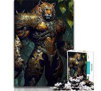 Puzzle 1000 pièces pour Adultes Motif Tigre mécanique Anti-Stress idéal pour Les Vacances pour Tuer Le Temps décoration d'intérieur 26x38cm