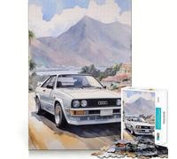 Puzzle 1000 pièces pour Adultes,Motif Voiture Aquarelle,découpe précise,Jeu créatif et Amusant pour Les Loisirs et Les Anniversaires (38x26cm)
