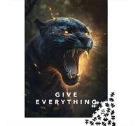 Puzzle 1000 pièces pour Adultes, Motivation « Tout Donner », Puzzle en Bois, Puzzles intellectuels éducatifs, Jeu Familial Amusant, 1000 pièces (75 x 50 cm)