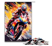 Puzzle 1000 pièces pour Adultes MotoGP par Splatters Nombreux Nuages colorés dans Le Ciel Puzzle Familial Jouets de Divertissement Décoration d'intérieur Unique et Cadeaux 75 x 50 cm